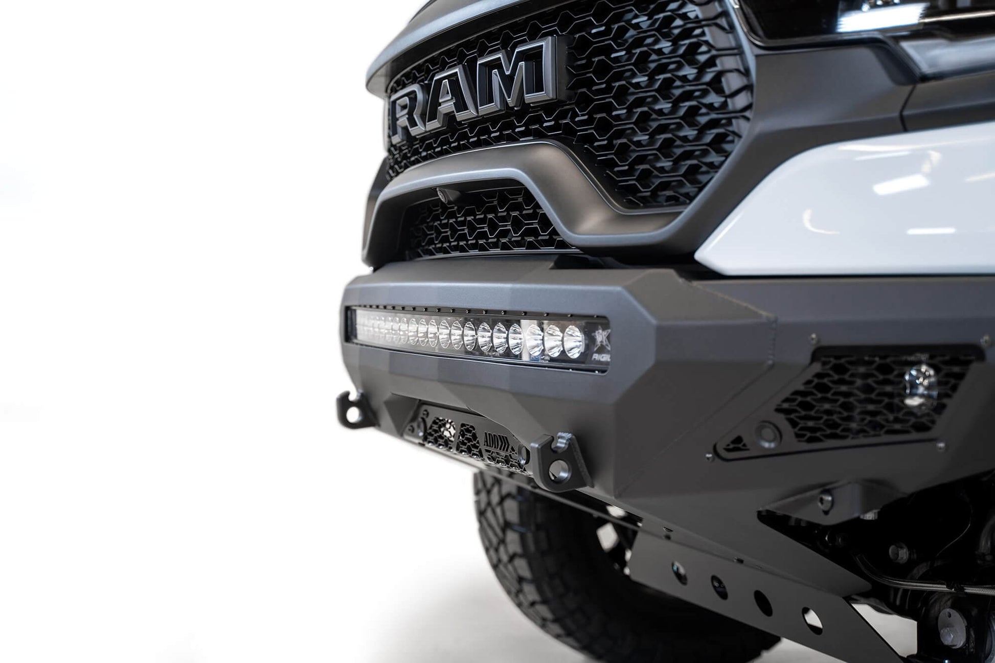 ADD F620153030103 2021 - 2024 Ram 1500 TRX Stealth Fighter Front Bumper - Rugged Truck Gear