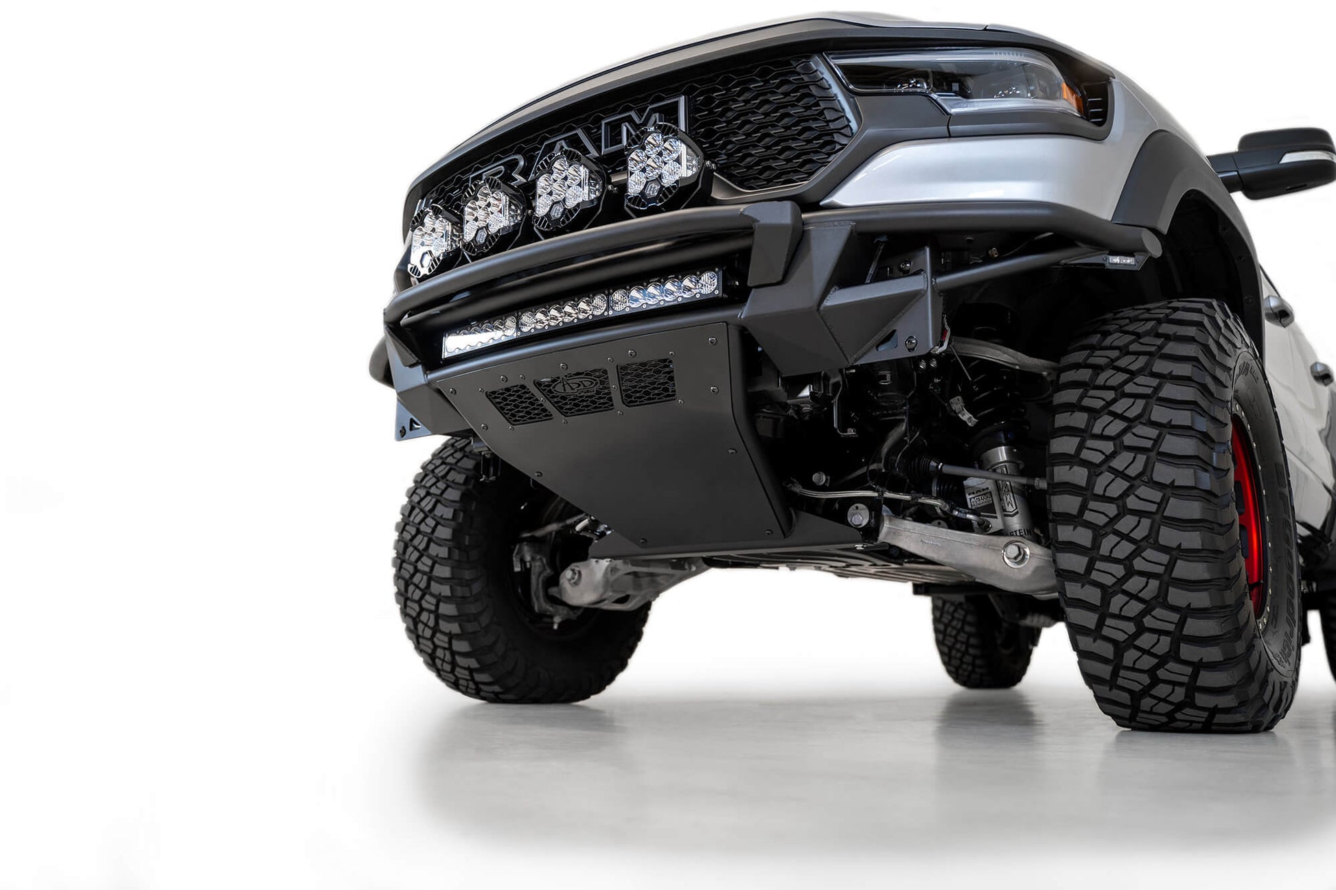 ADD F620162160103 2021 - 2022 Ram 1500 TRX PRO Bolt - On Front Bumper with No Sensor Holes - Rugged Truck Gear