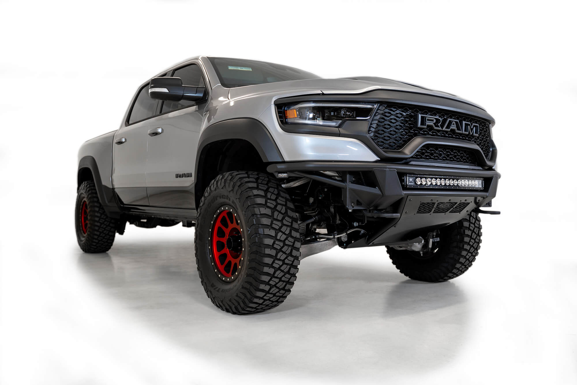ADD F620162160103 2021 - 2022 Ram 1500 TRX PRO Bolt - On Front Bumper with No Sensor Holes - Rugged Truck Gear