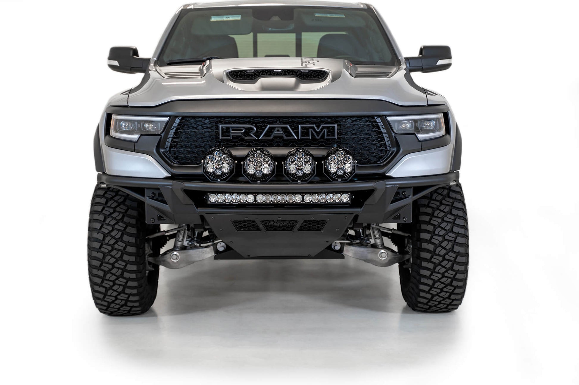 ADD F620162160103 2021 - 2022 Ram 1500 TRX PRO Bolt - On Front Bumper with No Sensor Holes - Rugged Truck Gear