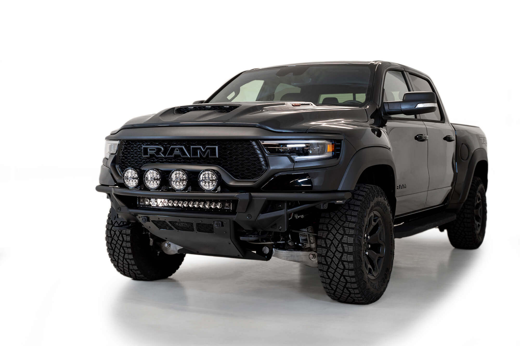 ADD F628102160103 2021 - 2023 Ram 1500 TRX PRO Bolt - On Front Bumper with Sensor Holes - Rugged Truck Gear