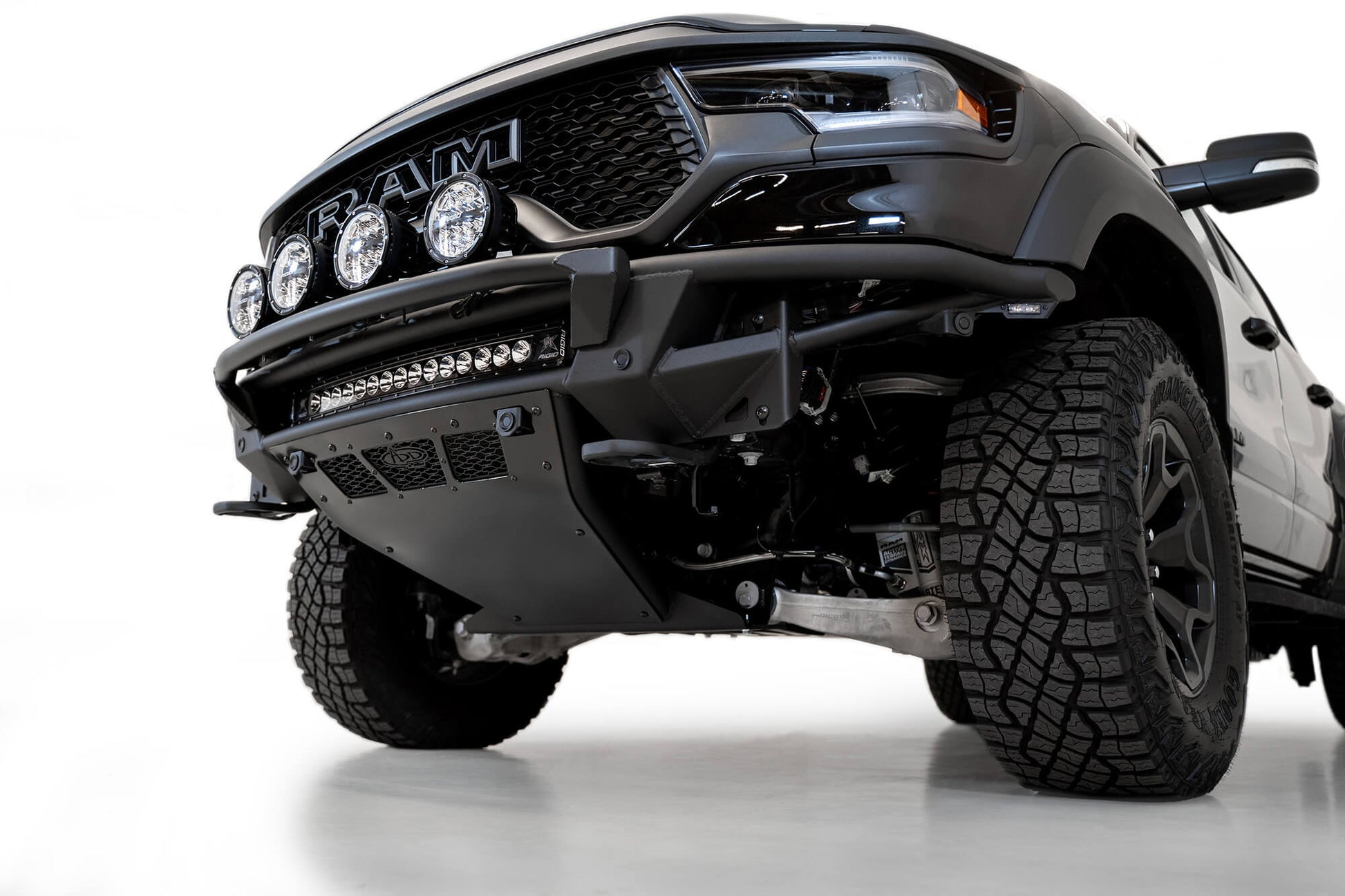 ADD F628102160103 2021 - 2023 Ram 1500 TRX PRO Bolt - On Front Bumper with Sensor Holes - Rugged Truck Gear