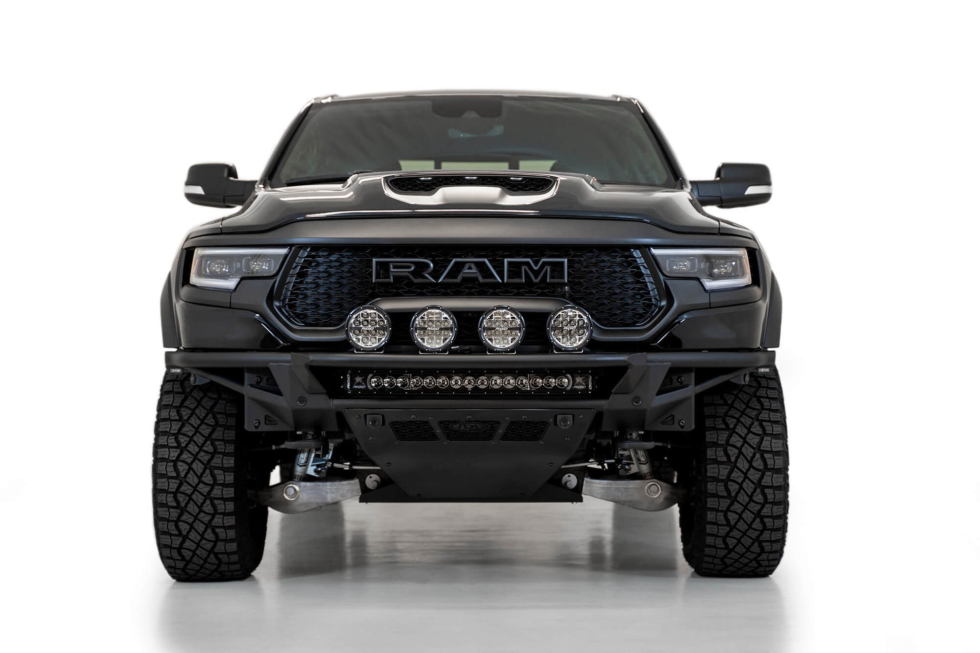 ADD F628102160103 2021 - 2023 Ram 1500 TRX PRO Bolt - On Front Bumper with Sensor Holes - Rugged Truck Gear