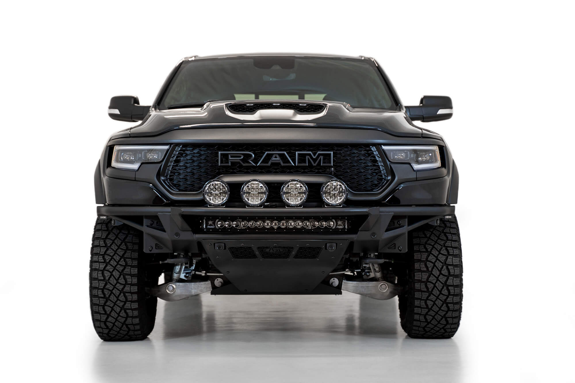ADD F628102160103 2021 - 2023 Ram 1500 TRX PRO Bolt - On Front Bumper with Sensor Holes - Rugged Truck Gear