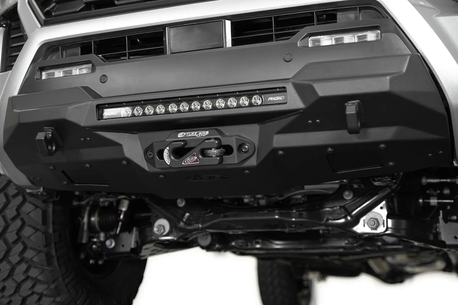 ADD F6703412601NA 2024 Toyota Tacoma Stealth Center Mount Winch Front Bumper - Rugged Truck Gear
