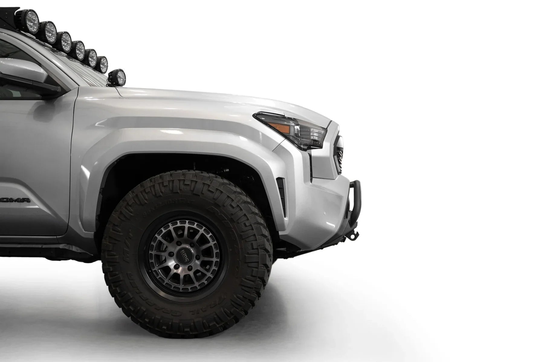 ADD F6703512601NA 2024 Toyota Tacoma Stealth Center Mount Winch Front Bumper with Top Hoop - Rugged Truck Gear