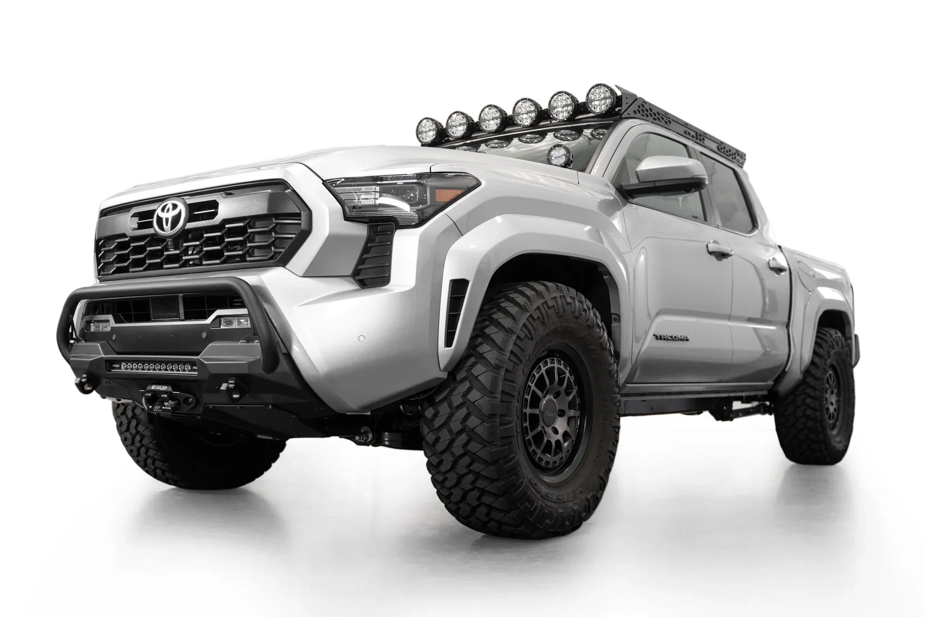 ADD F6703512601NA 2024 Toyota Tacoma Stealth Center Mount Winch Front Bumper with Top Hoop - Rugged Truck Gear