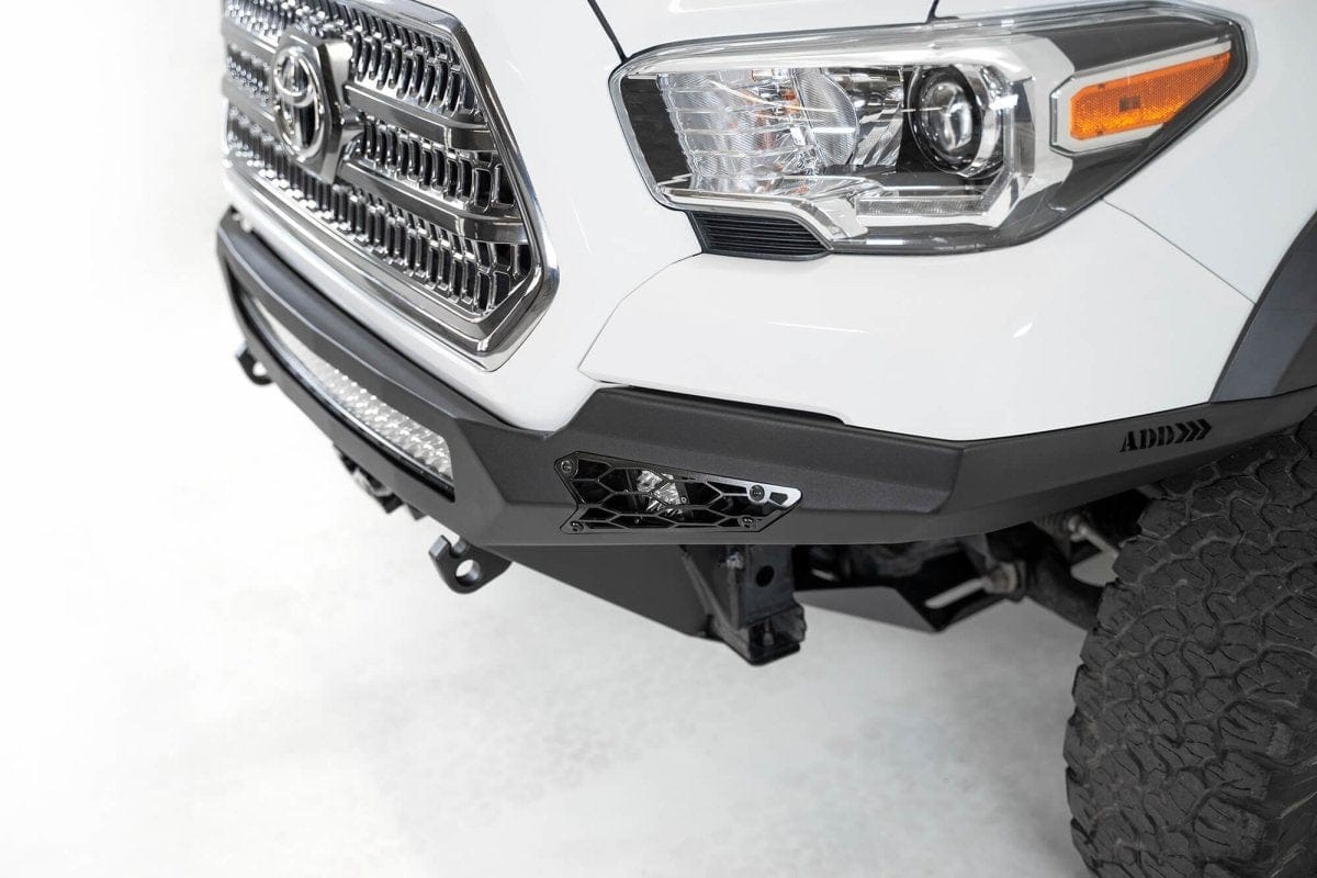 ADD F681202200103 2016 - 2023 Toyota Tacoma Stealth Fighter Front Winch Bumper - Rugged Truck Gear