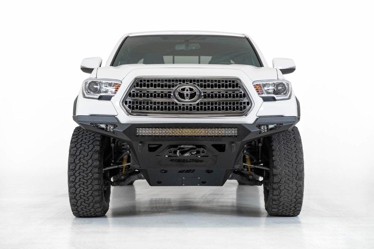 ADD F681202200103 2016 - 2023 Toyota Tacoma Stealth Fighter Front Winch Bumper - Rugged Truck Gear