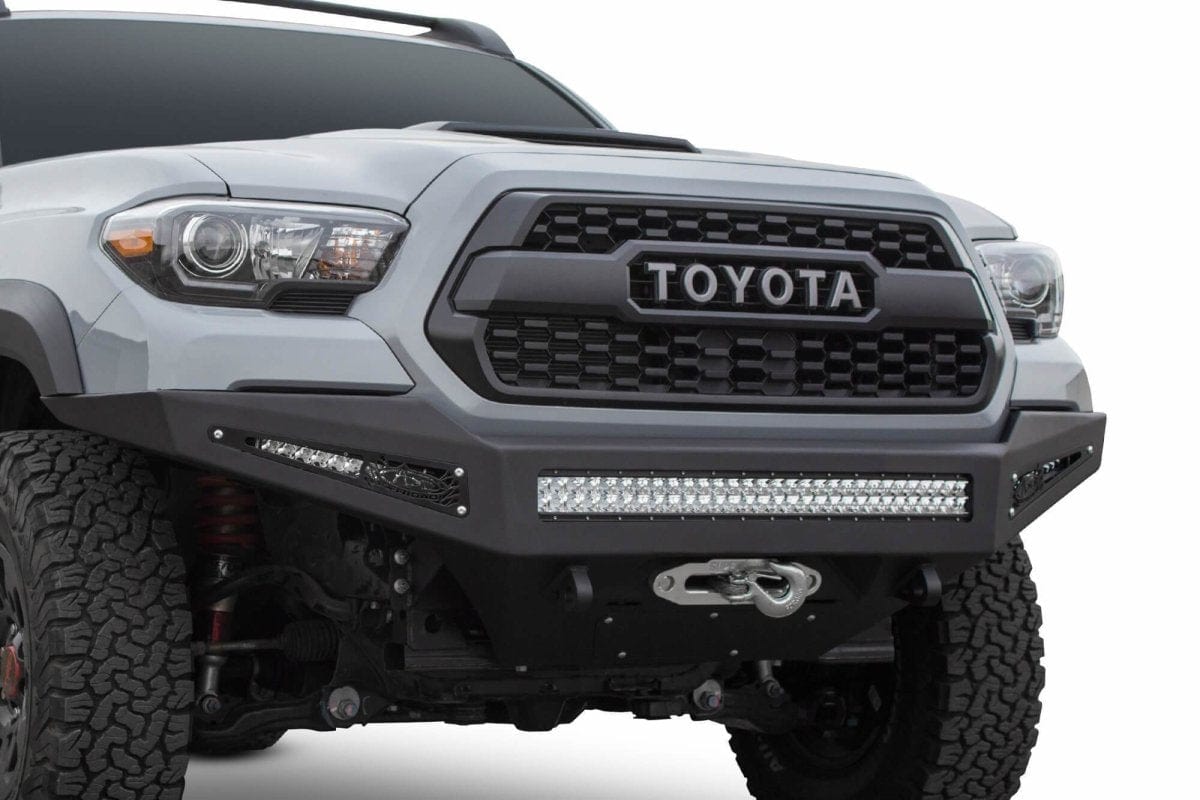 ADD F687382730103 2016 - 2023 Toyota Tacoma HoneyBadger Front Winch Bumper - Rugged Truck Gear