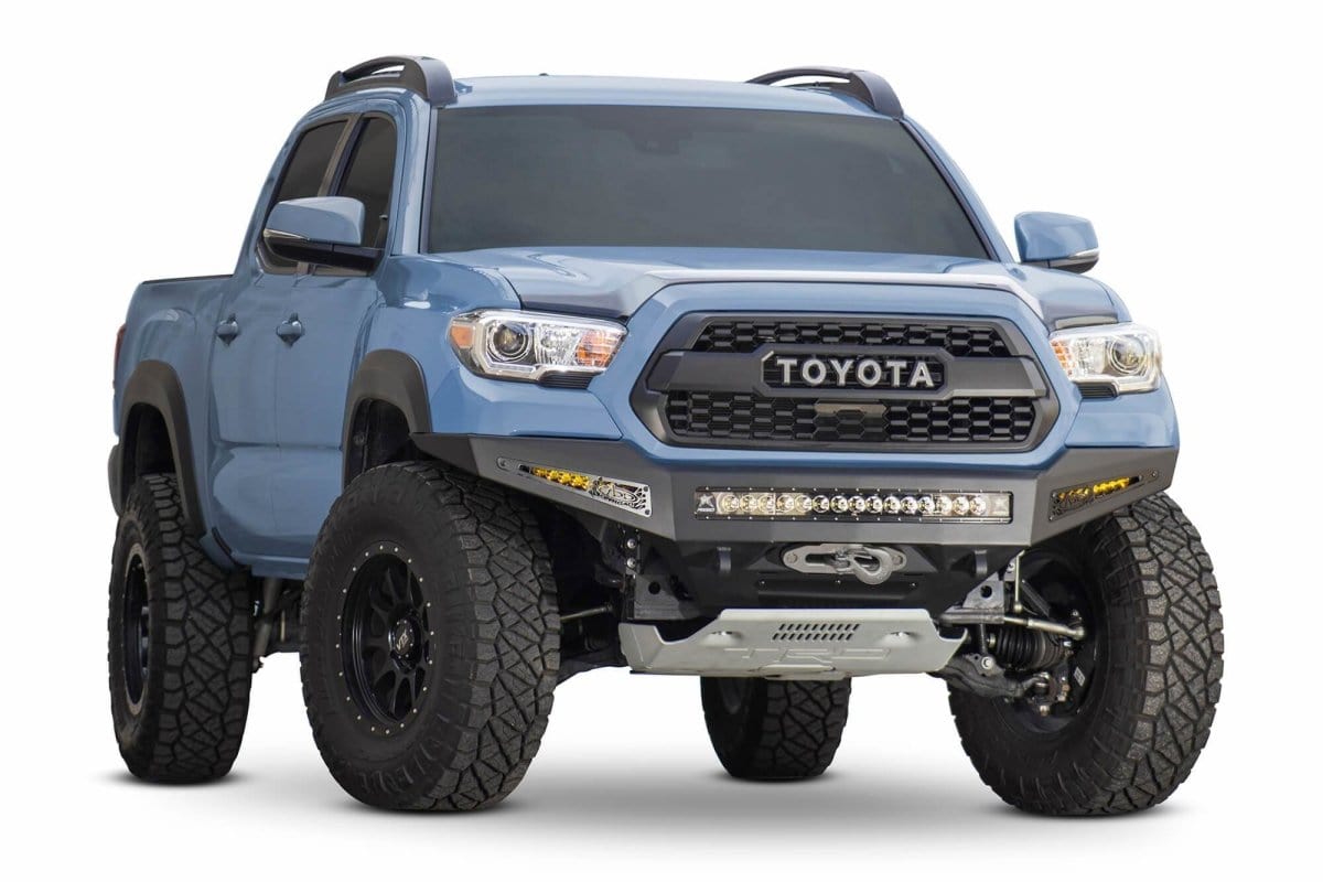 ADD F687382730103 2016 - 2023 Toyota Tacoma HoneyBadger Front Winch Bumper - Rugged Truck Gear