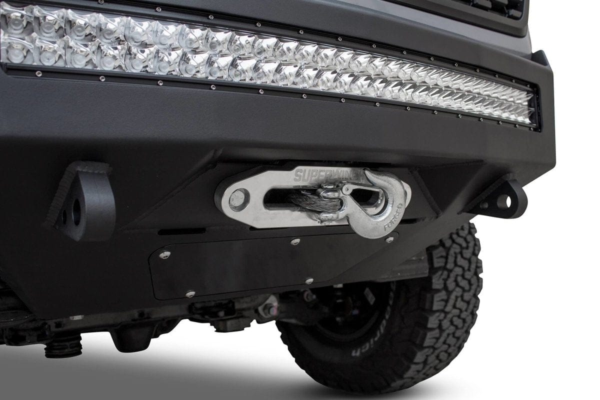 ADD F687382730103 2016 - 2023 Toyota Tacoma HoneyBadger Front Winch Bumper - Rugged Truck Gear