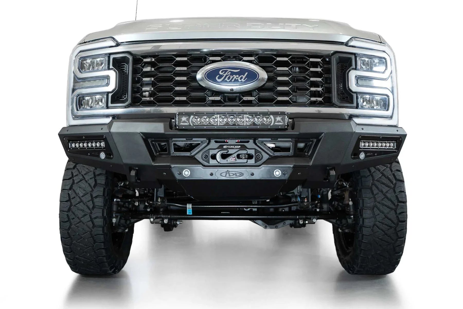 ADD F810335070103 2023 - 2024 Ford F250/F350 Super Duty Phantom Front Winch Bumper - Rugged Truck Gear
