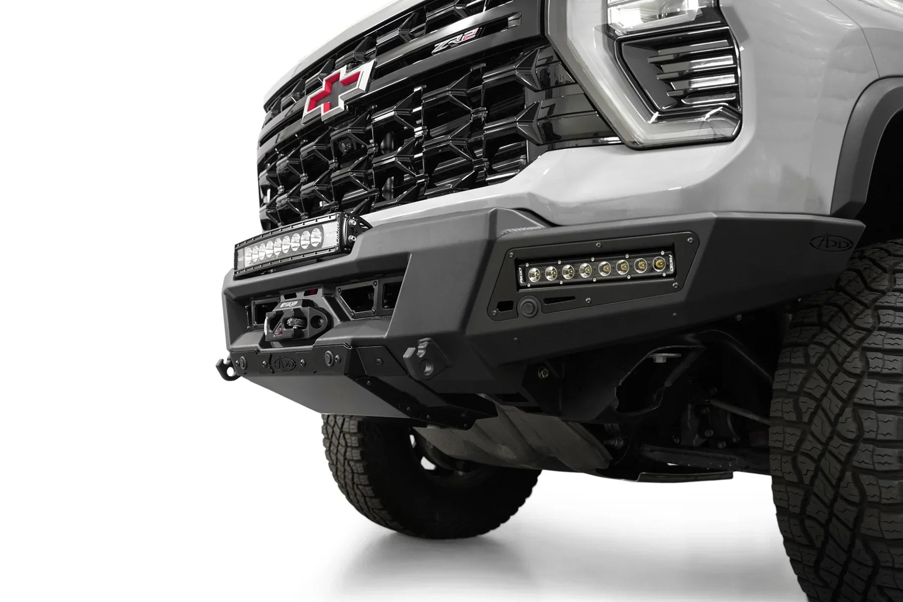ADD F820335070103 2024 Chevy Silverado 2500 HD Phantom Winch Front Bumper - Rugged Truck Gear