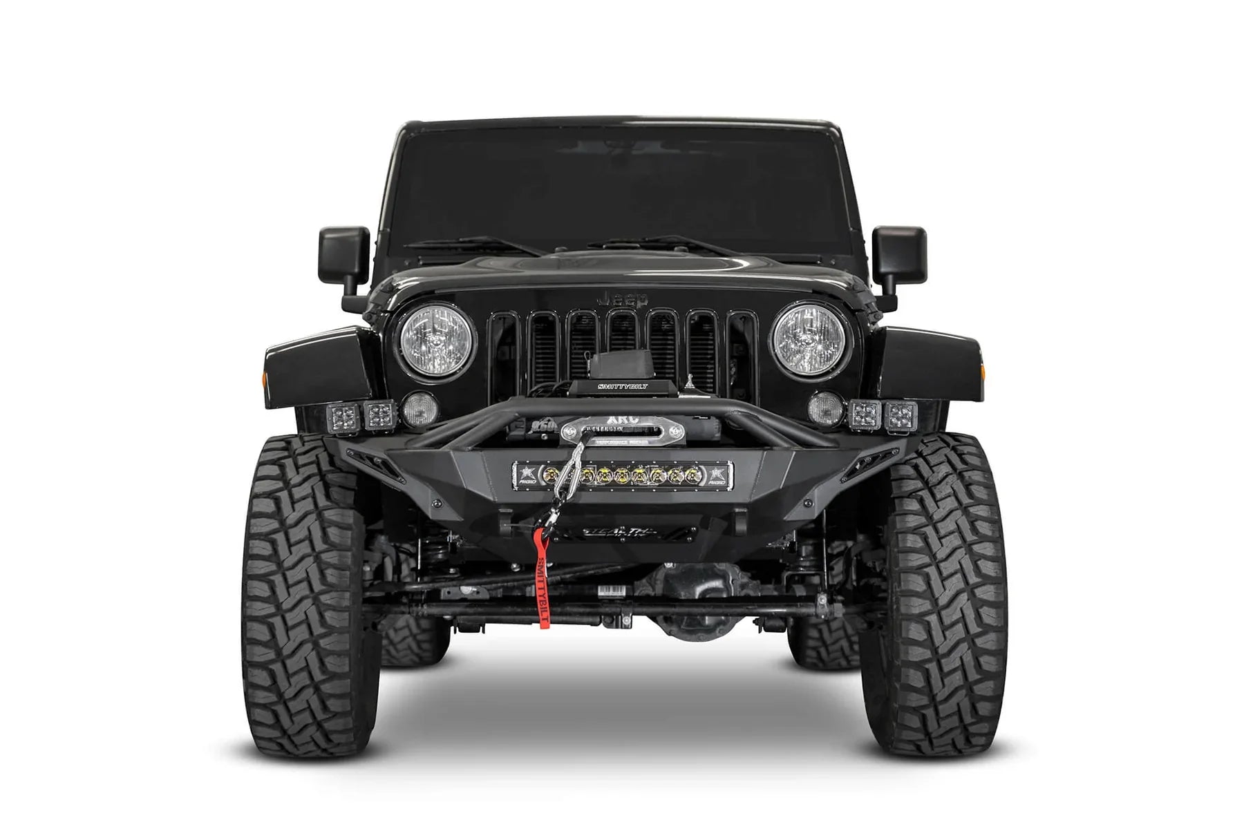 ADD F951232080103 2007 - 2018 Jeep Wrangler JK Stealth Fighter Front Bumper - Rugged Truck Gear