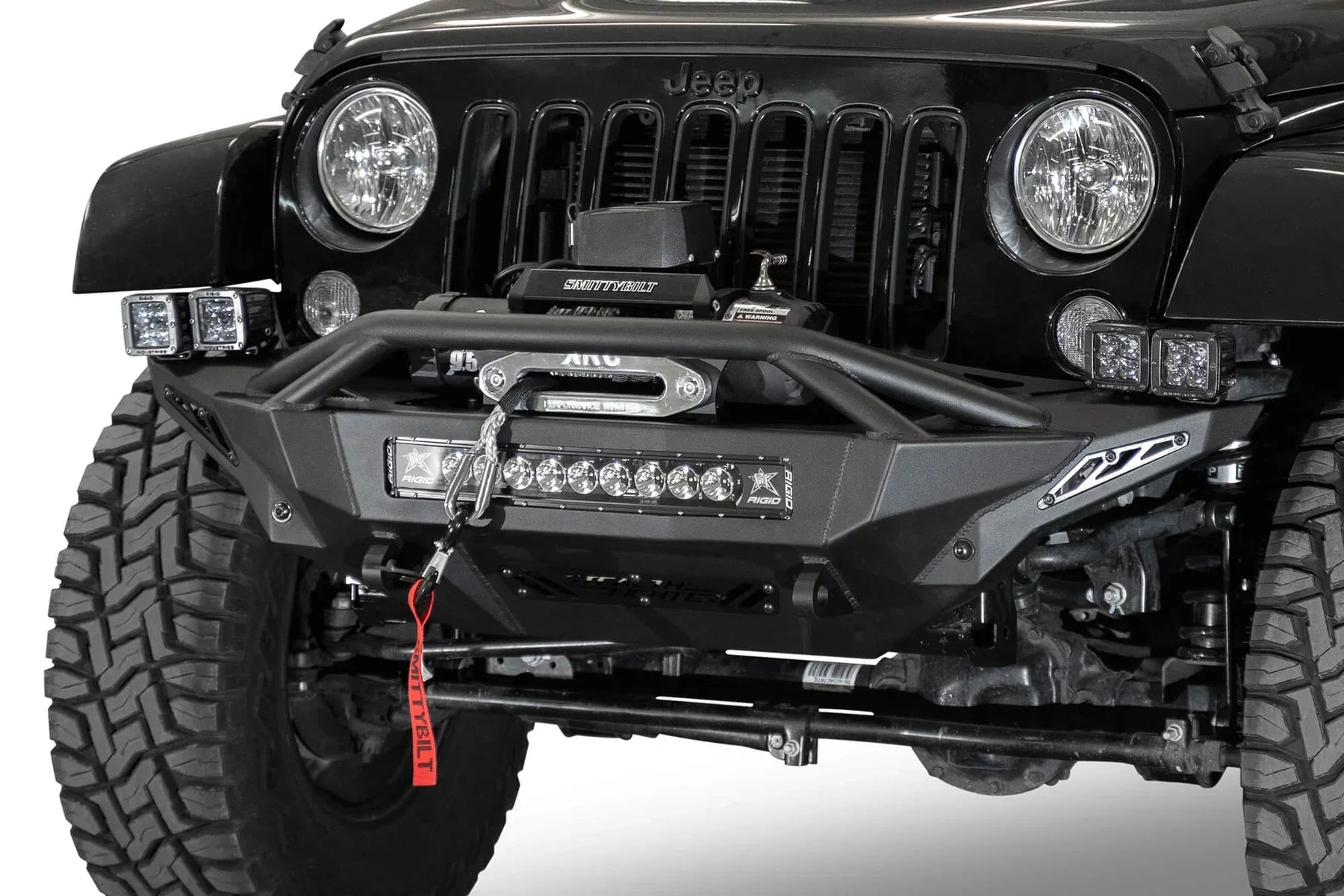 ADD F951232080103 2007 - 2018 Jeep Wrangler JK Stealth Fighter Front Bumper - Rugged Truck Gear