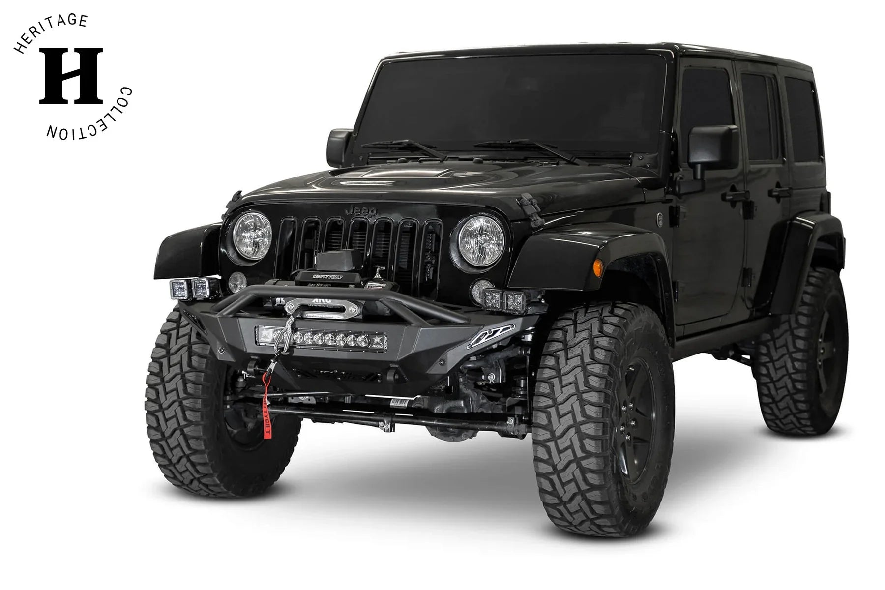 ADD F951232080103 2007 - 2018 Jeep Wrangler JK Stealth Fighter Front Bumper - Rugged Truck Gear