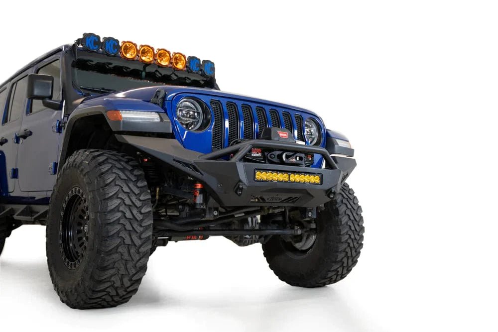 ADD F960292110103 2018 - 2023 Jeep Wrangler JL Stealth Fighter Front Bumper - Rugged Truck Gear