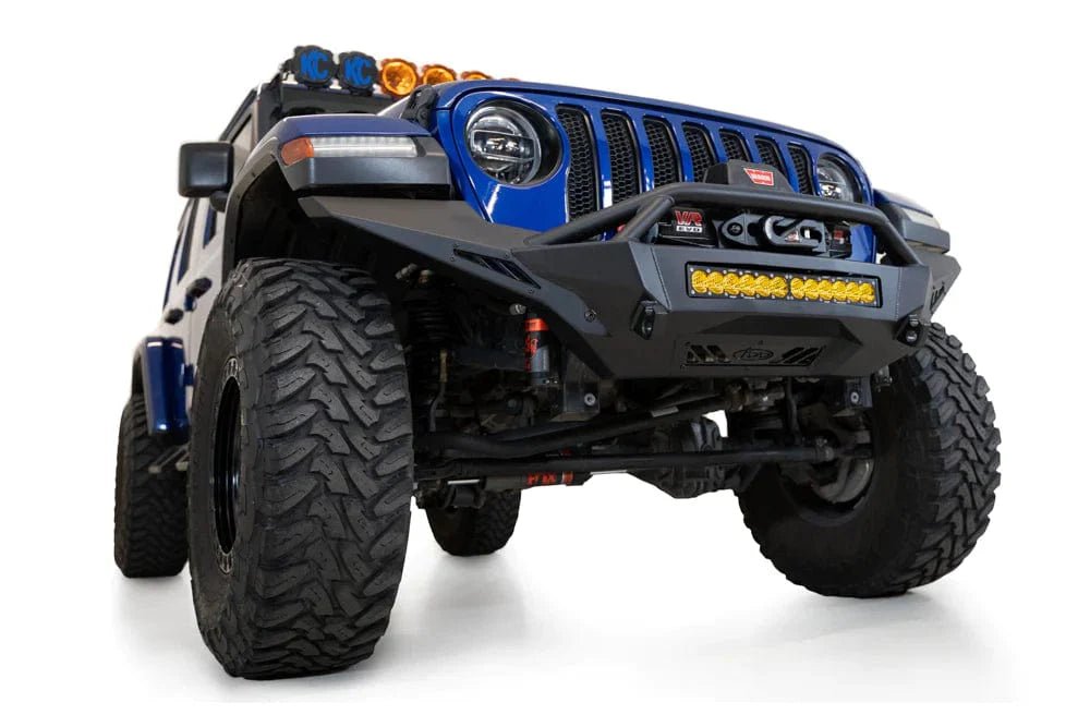 ADD F960292110103 2018 - 2023 Jeep Wrangler JL Stealth Fighter Front Bumper - Rugged Truck Gear