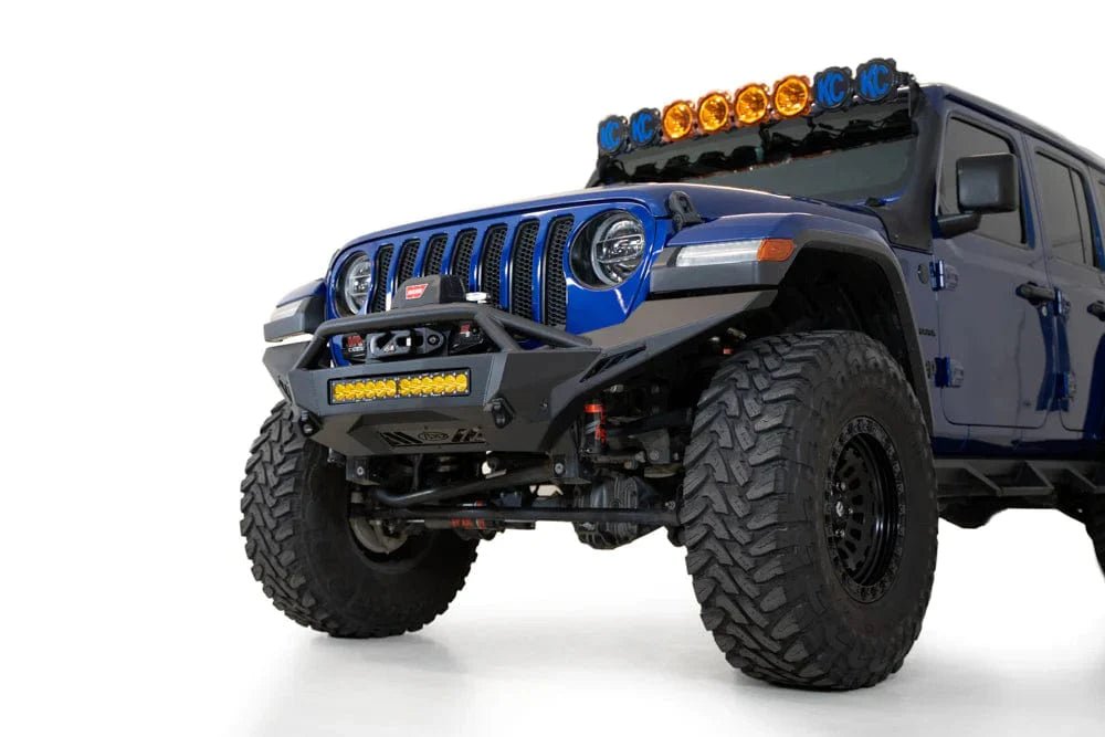ADD F960292110103 2018 - 2023 Jeep Wrangler JL Stealth Fighter Front Bumper - Rugged Truck Gear