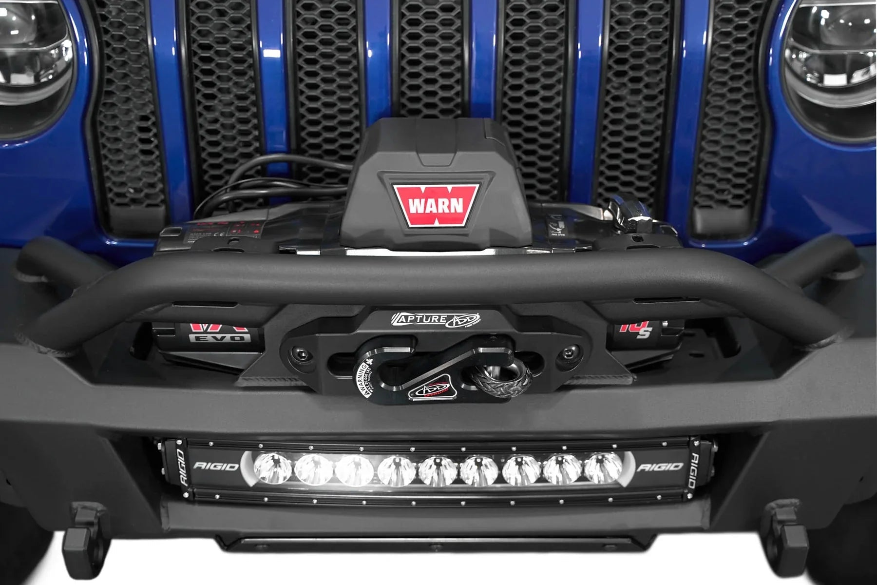 ADD F980335070103 2020 - 2024 Jeep Gladiator JT Phantom Winch Front Bumper - Rugged Truck Gear