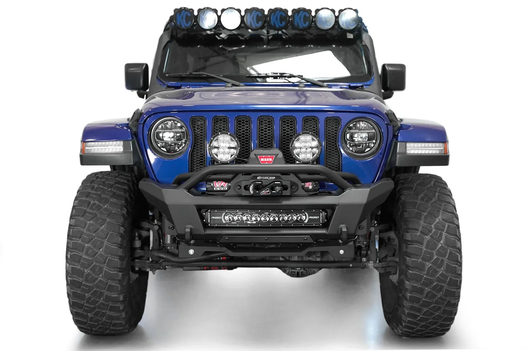 ADD F980393070103 2018 - 2024 Jeep Wrangler JL Phantom Winch Stubby Front Bumper - Rugged Truck Gear