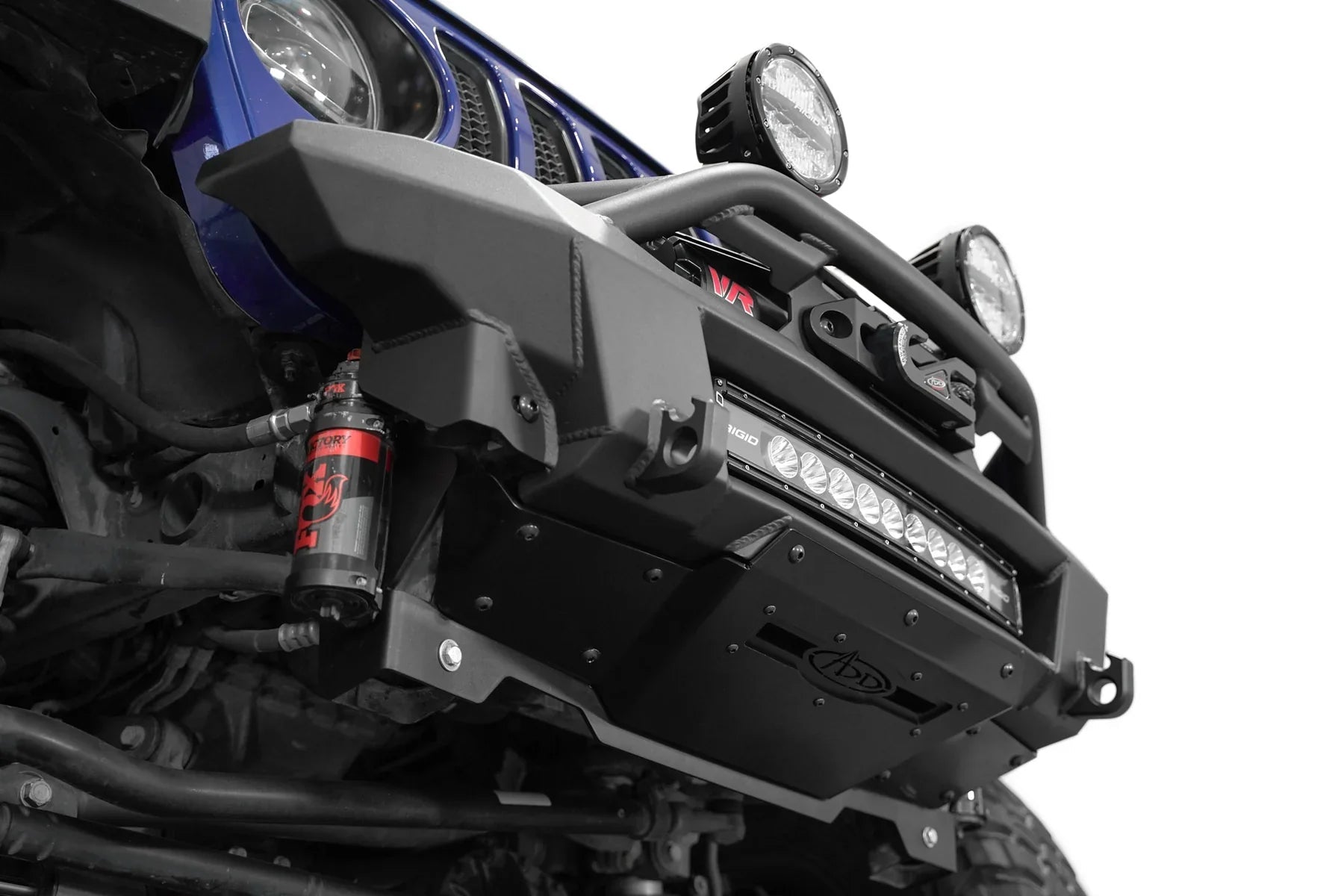 ADD F980393070103 2020 - 2024 Jeep Gladiator JT Phantom Winch Stubby Front Bumper - Rugged Truck Gear