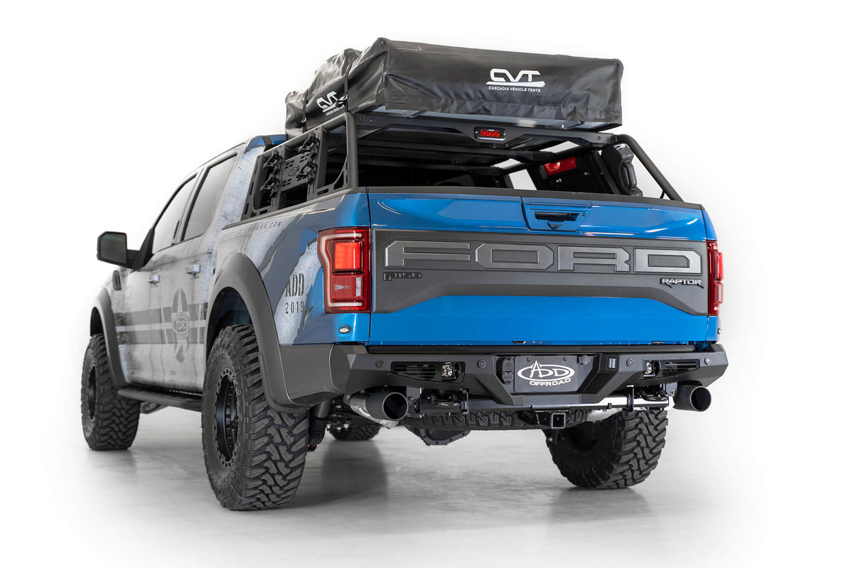 ADD R110011370103 2017 - 2020 Ford Raptor Bomber Rear Bumper - Rugged Truck Gear