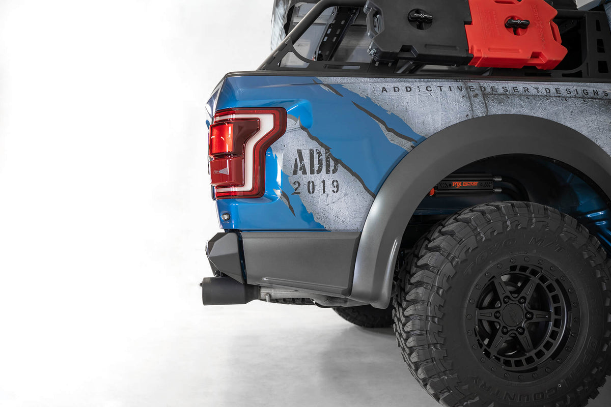 ADD R110011370103 2017 - 2020 Ford Raptor Bomber Rear Bumper - Rugged Truck Gear