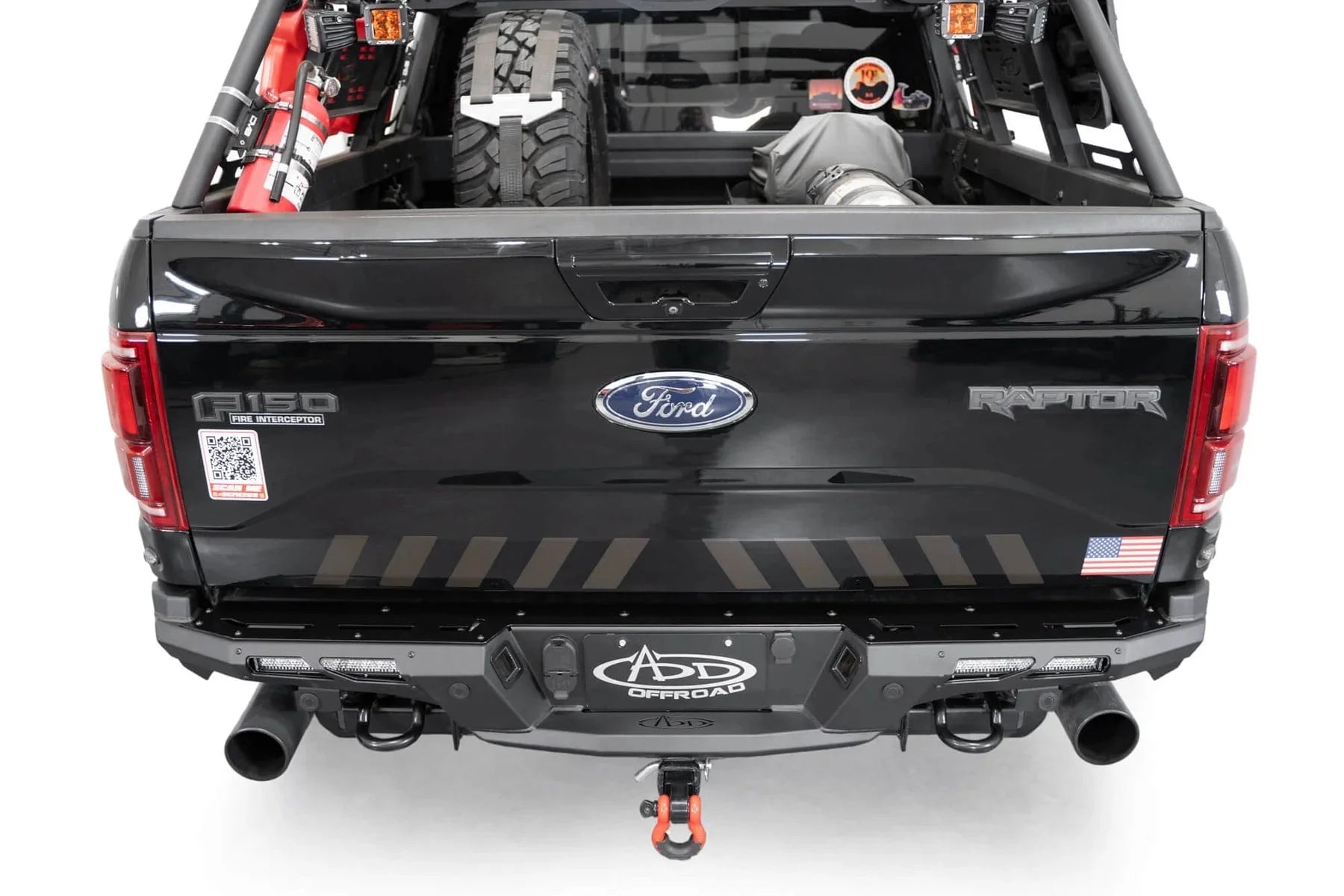 ADD R110191190103 2017 - 2020 Ford F150 Raptor Phantom Rear Bumper - Rugged Truck Gear