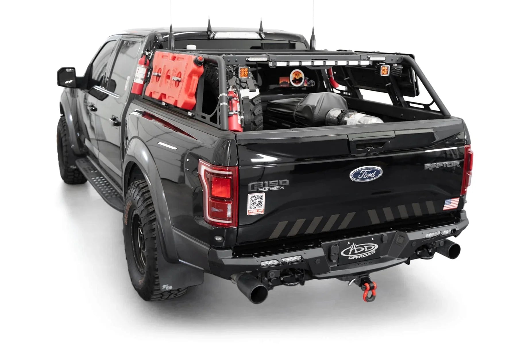 ADD R110191190103 2017 - 2020 Ford F150 Raptor Phantom Rear Bumper - Rugged Truck Gear