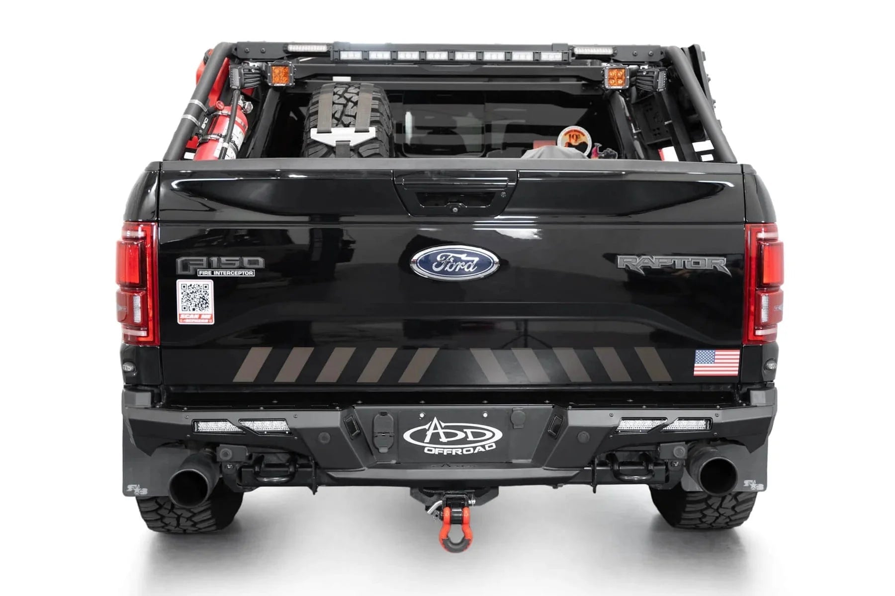 ADD R110191190103 2017 - 2020 Ford F150 Raptor Phantom Rear Bumper - Rugged Truck Gear