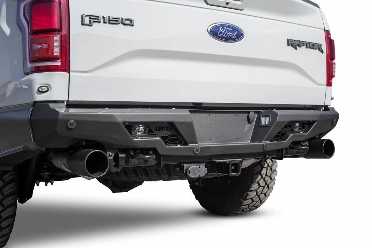 ADD R111231280103 2017 - 2020 Ford F150 Raptor Stealth Fighter Rear Bumper - Rugged Truck Gear