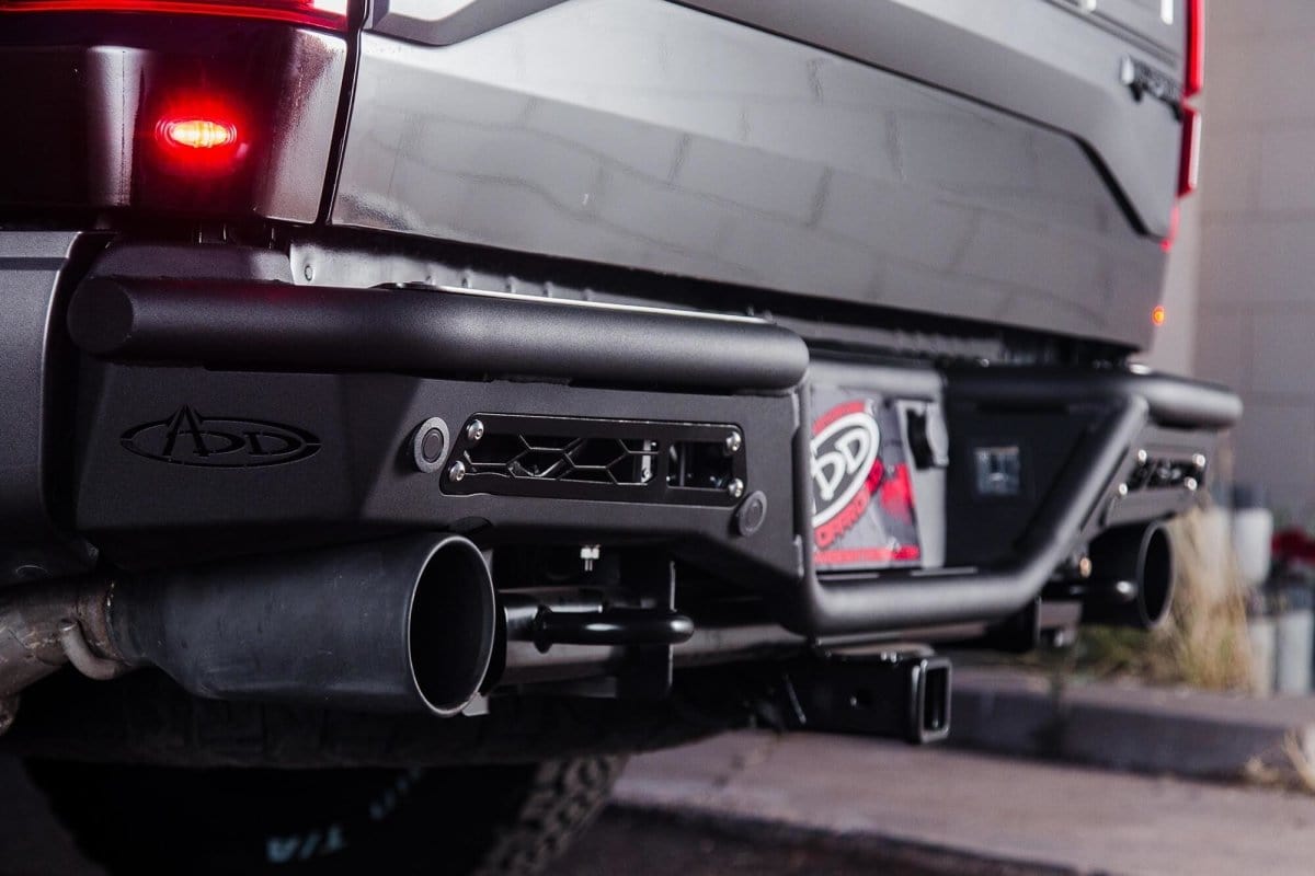 ADD R113401280103 2017 - 2020 Ford F150 Raptor Stealth Rear Bumper - Rugged Truck Gear