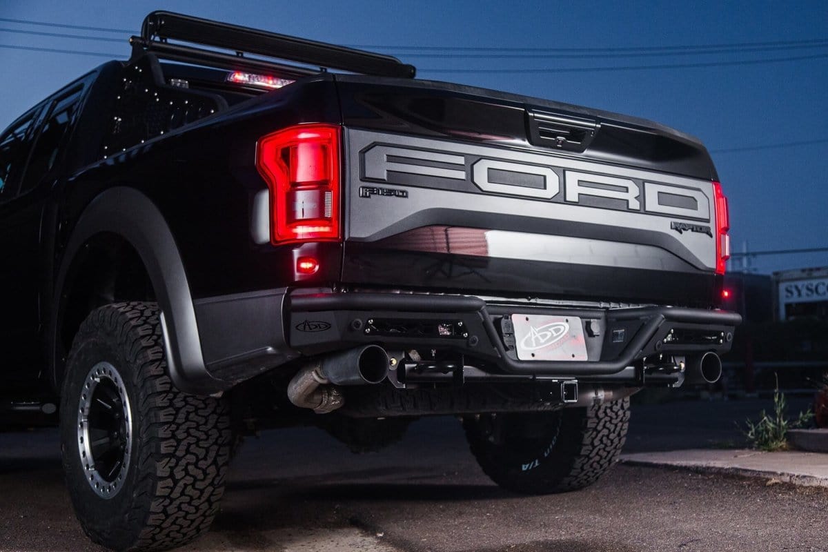 ADD R113401280103 2017 - 2020 Ford F150 Raptor Stealth Rear Bumper - Rugged Truck Gear
