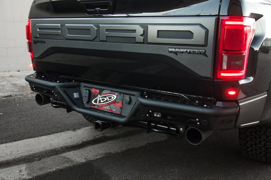 ADD R113401280103 2017 - 2020 Ford F150 Raptor Stealth Rear Bumper - Rugged Truck Gear