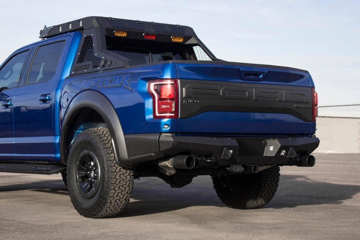 ADD R117321370103 2017 - 2020 Ford F150 Raptor HoneyBadger Rear Bumper - Rugged Truck Gear