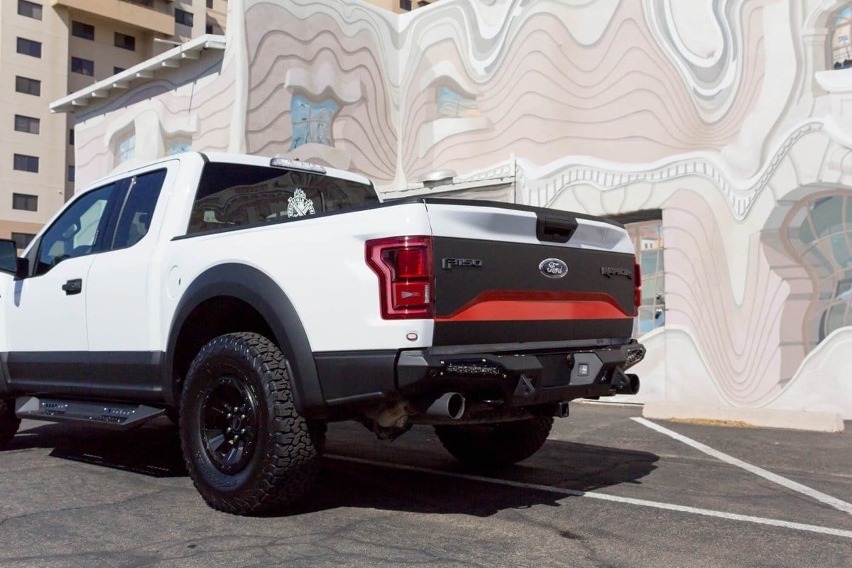 ADD R117321430103 2017 - 2020 Ford F150 Raptor HoneyBadger Rear Bumper (10" Lights) - Rugged Truck Gear