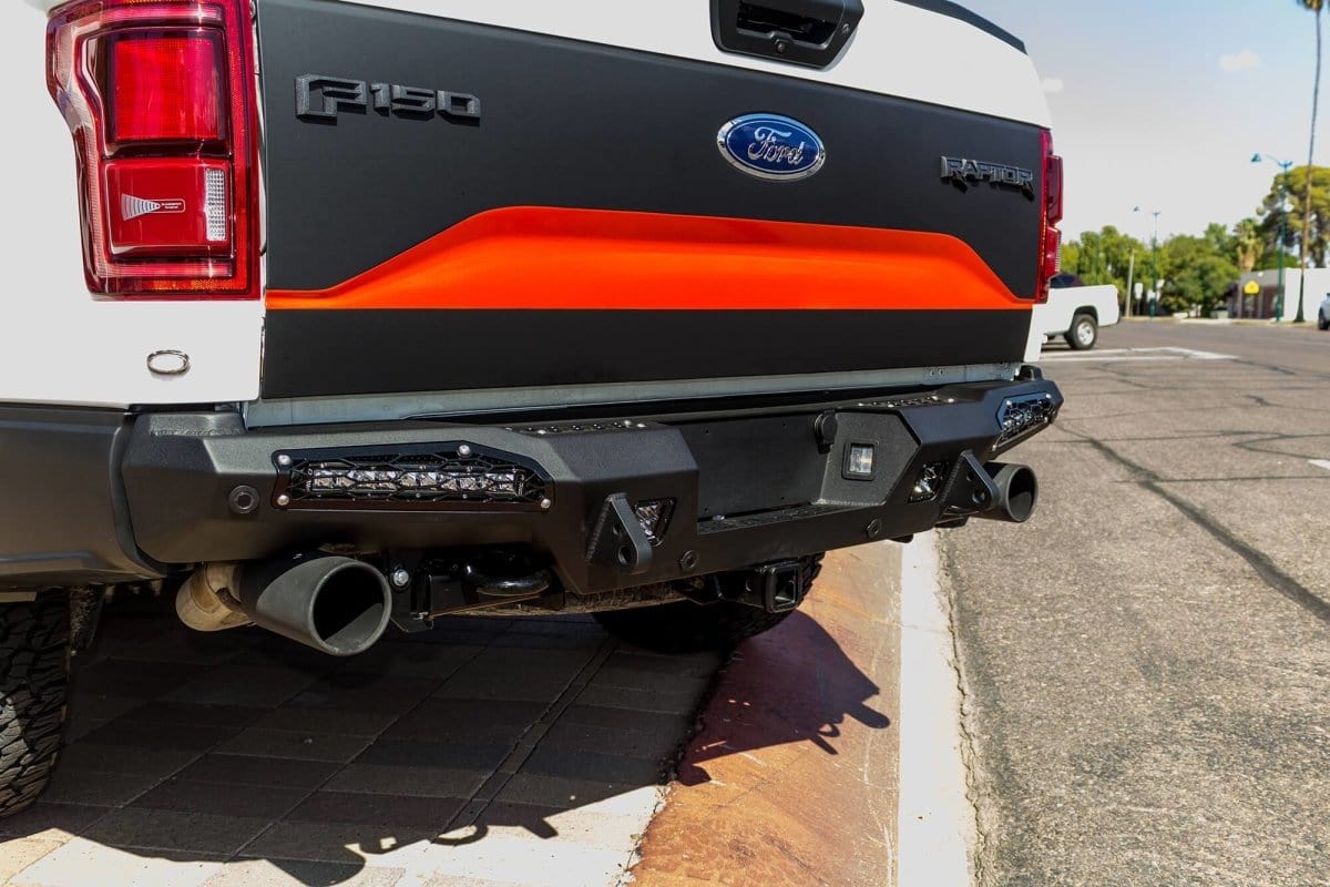 ADD R117321430103 2017 - 2020 Ford F150 Raptor HoneyBadger Rear Bumper (10" Lights) - Rugged Truck Gear