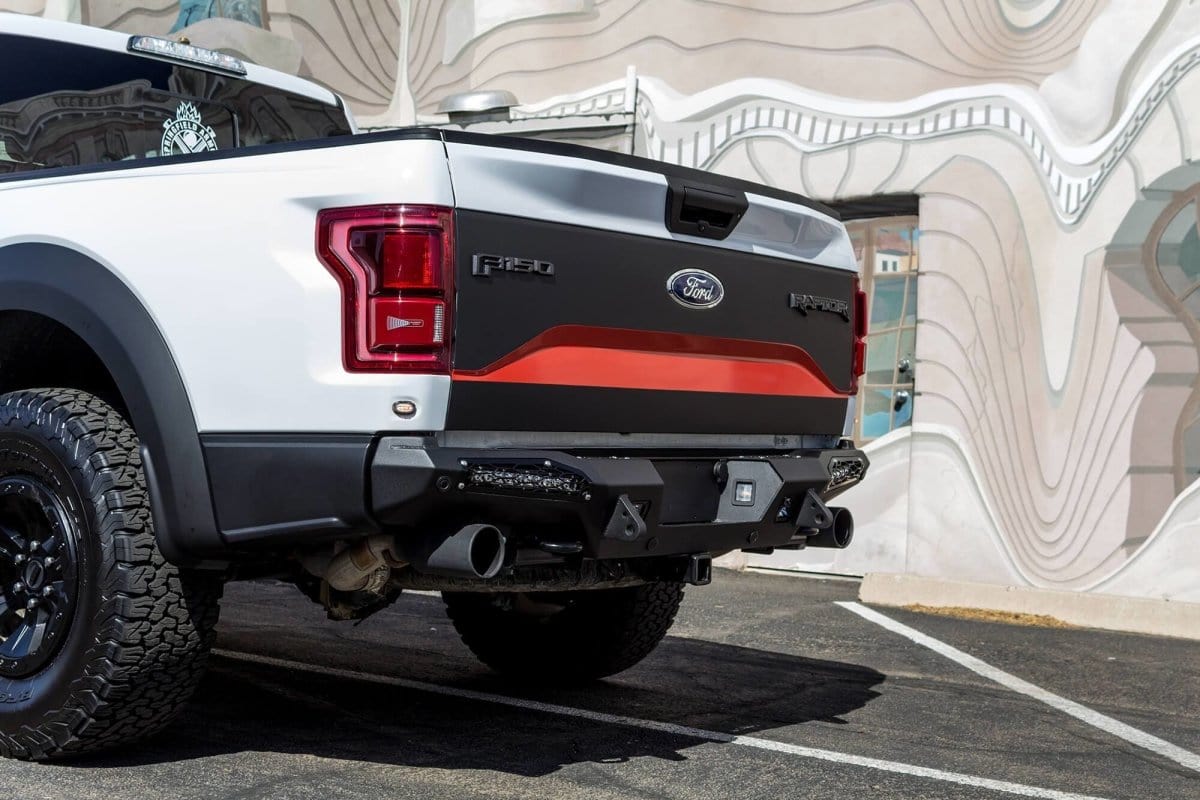 ADD R117321430103 2017 - 2020 Ford F150 Raptor HoneyBadger Rear Bumper (10" Lights) - Rugged Truck Gear