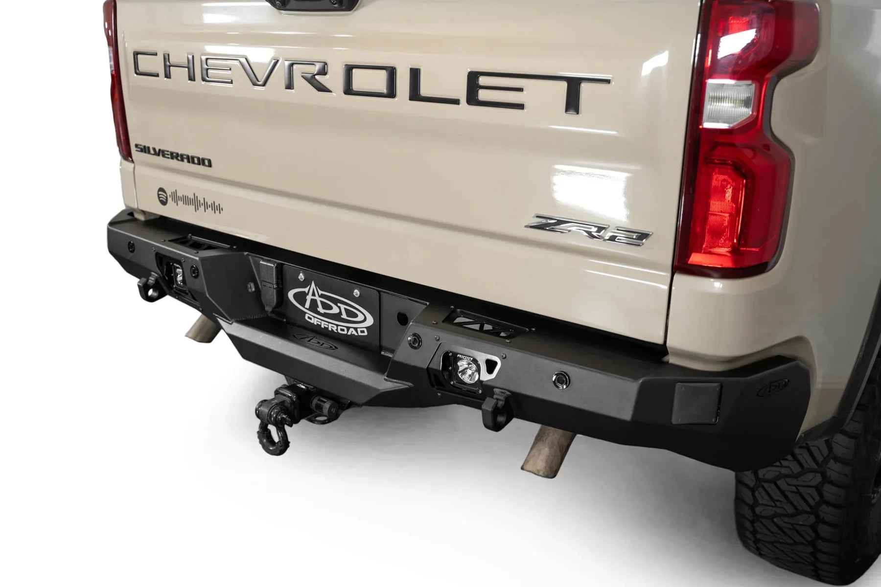 ADD R120081090103 2022 - 2024 Chevy Silverado 1500 Stealth Fighter Rear Bumper - Rugged Truck Gear