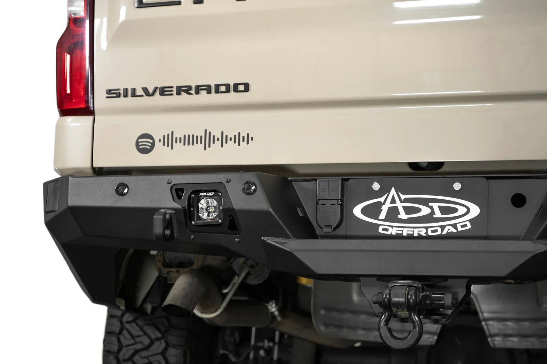 ADD R120081090103 2022 - 2024 Chevy Silverado 1500 Stealth Fighter Rear Bumper - Rugged Truck Gear