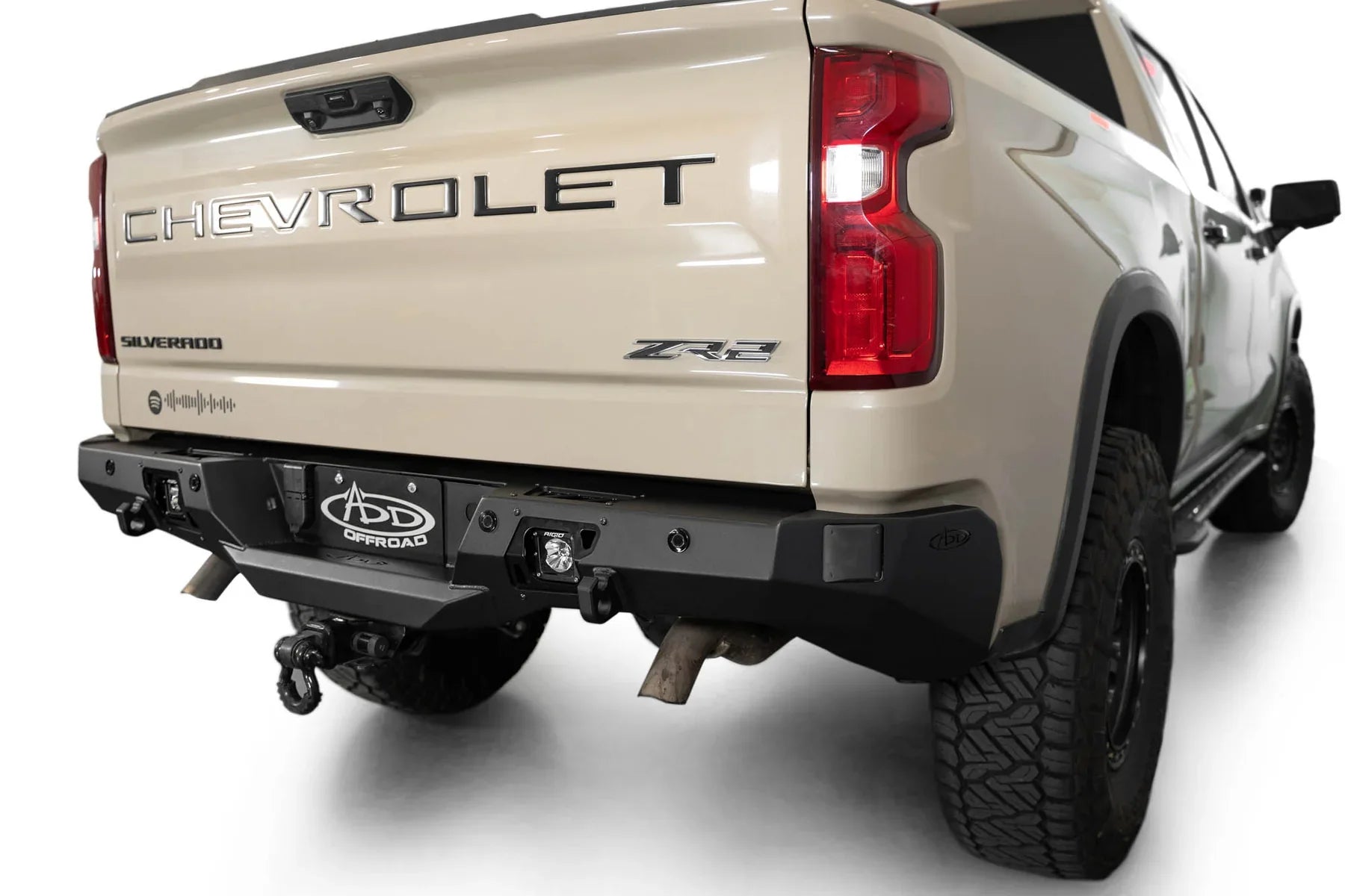 ADD R120081090103 2022 - 2024 Chevy Silverado 1500 Stealth Fighter Rear Bumper - Rugged Truck Gear