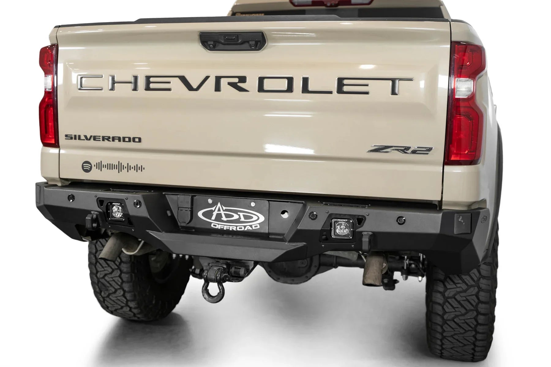 ADD R120081090103 2022 - 2024 Chevy Silverado 1500 Stealth Fighter Rear Bumper - Rugged Truck Gear