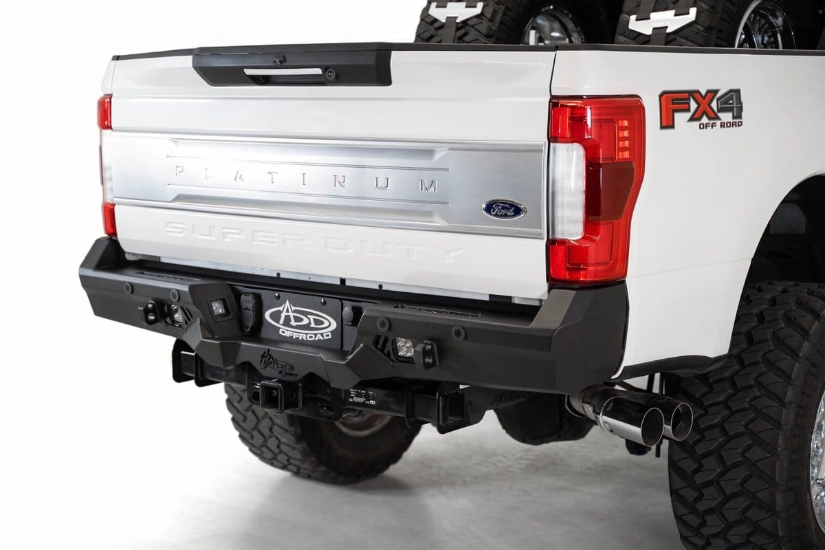 ADD R160051280103 2017-2021 Ford F250/F350 Super Duty Bomber Rear Bumper - BumperStock