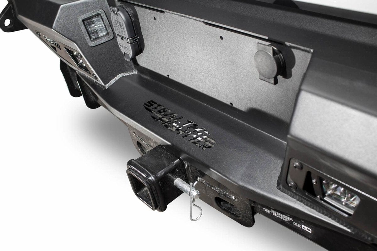 ADD R161231280103 2017 - 2022 Ford F250/F350 Super Duty Stealth Fighter Rear Bumper with Backup Sensors - Rugged Truck Gear