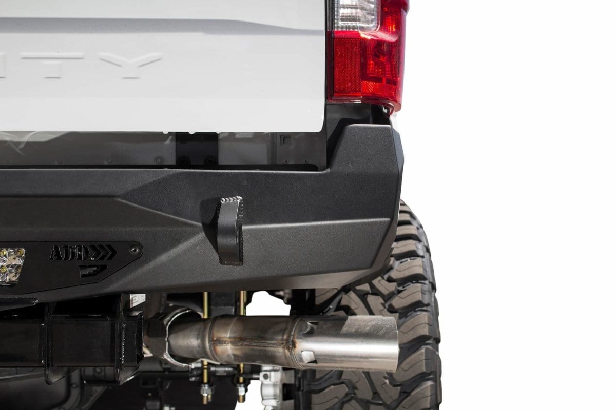 ADD R161231280103 2017 - 2022 Ford F250/F350 Super Duty Stealth Fighter Rear Bumper with Backup Sensors - Rugged Truck Gear