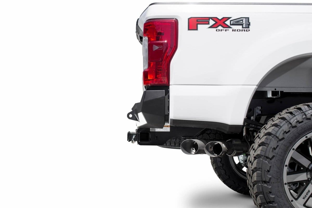 ADD R161231280103 2017 - 2022 Ford F250/F350 Super Duty Stealth Fighter Rear Bumper with Backup Sensors - Rugged Truck Gear
