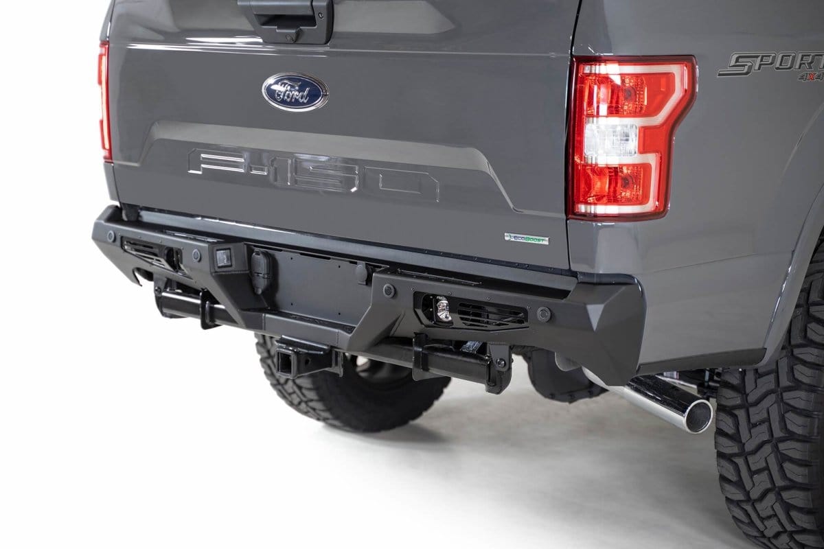 ADD R180011370103 2015 - 2020 Ford F150 Bomber Rear Bumper with Backup Sensors - Rugged Truck Gear