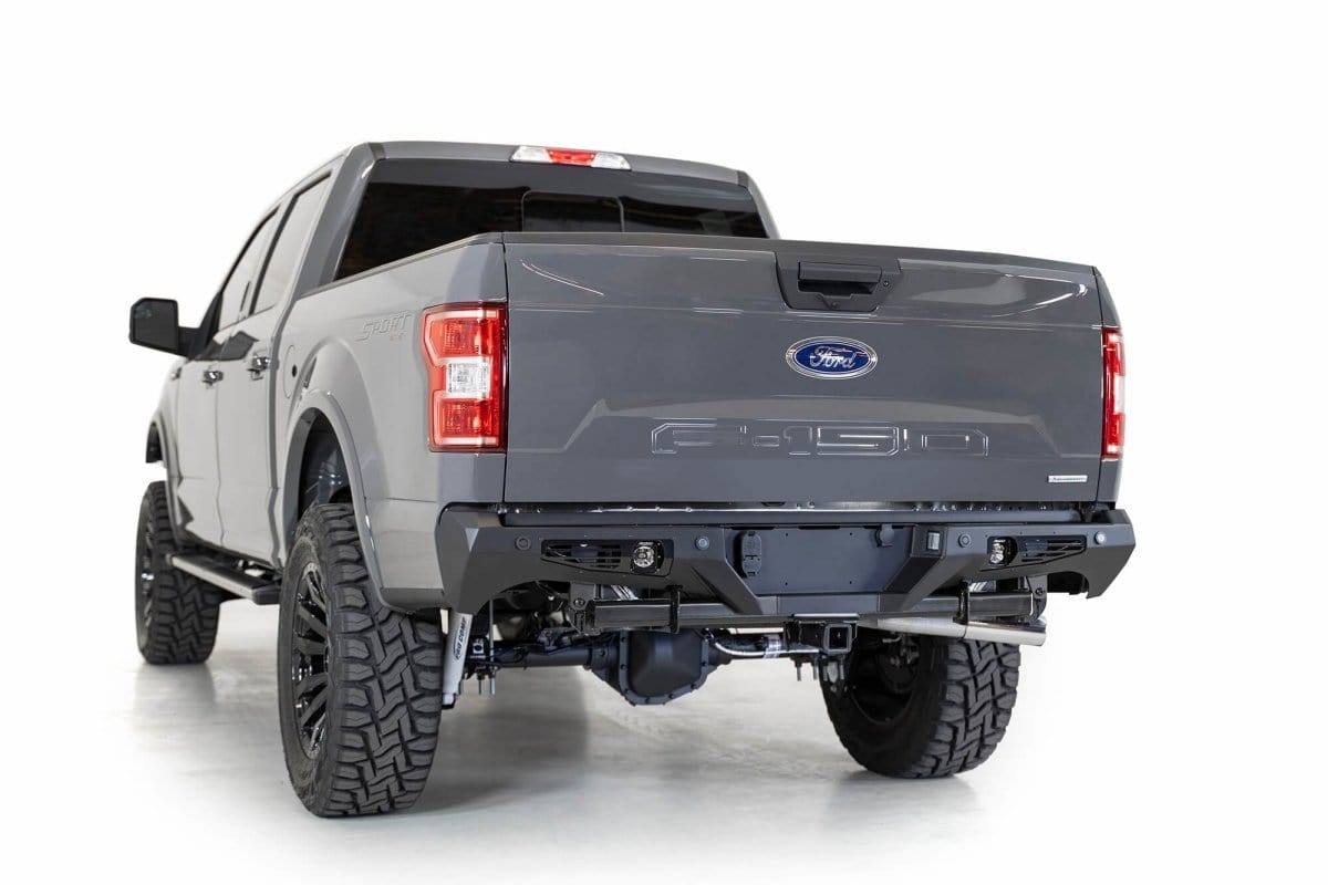 ADD R180011370103 2015-2020 Ford F150 Bomber Rear Bumper with Backup Sensors - BumperStock